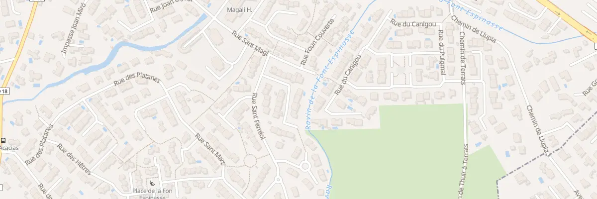 Plan du 15 Rue Sant Lluc à Thuir