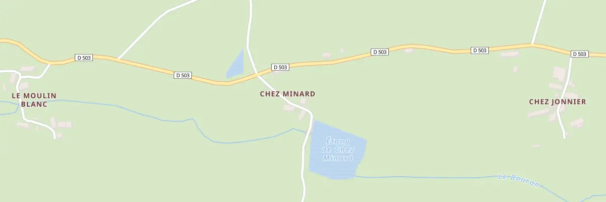 Plan du 6 Chez Minard à La Crouzille