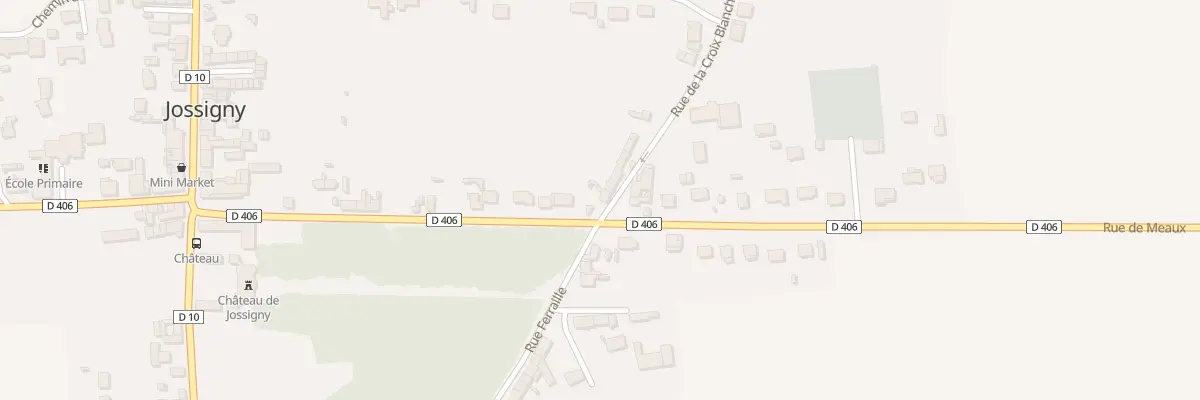 Plan du 1 Rue de la Croix Blanchetot à Jossigny