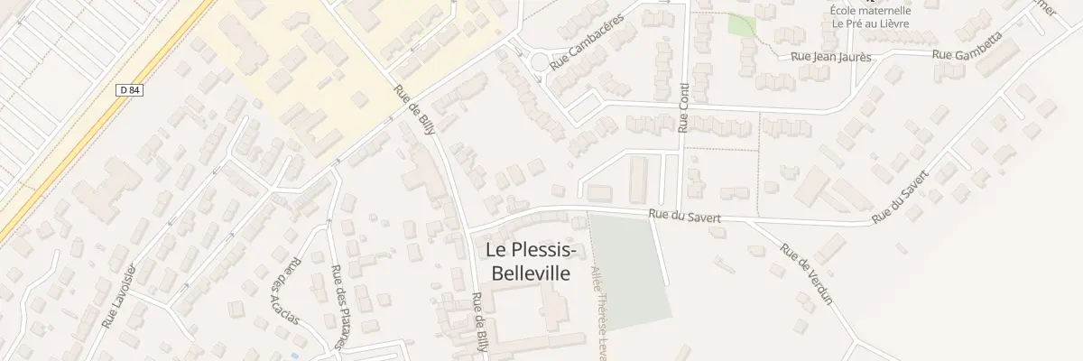 Plan du 7 Rue du Savert au Plessis-Belleville