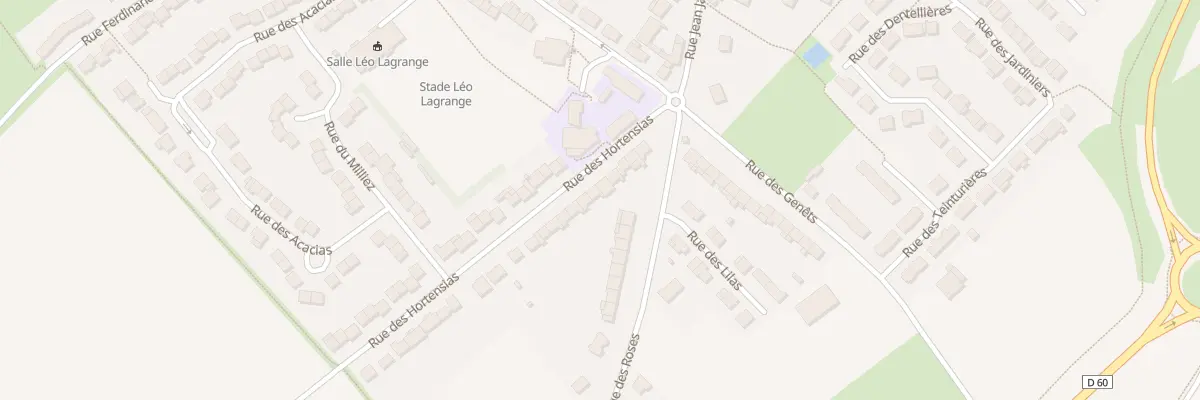 Plan du 11 Rue des Hortensias à Agny