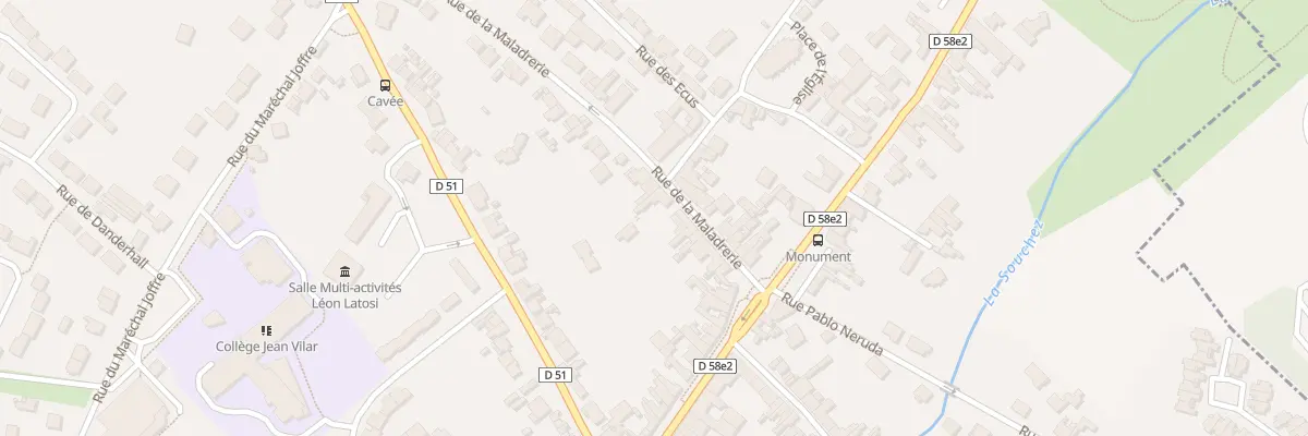Plan du 9B Rue de la Maladrerie à Angres
