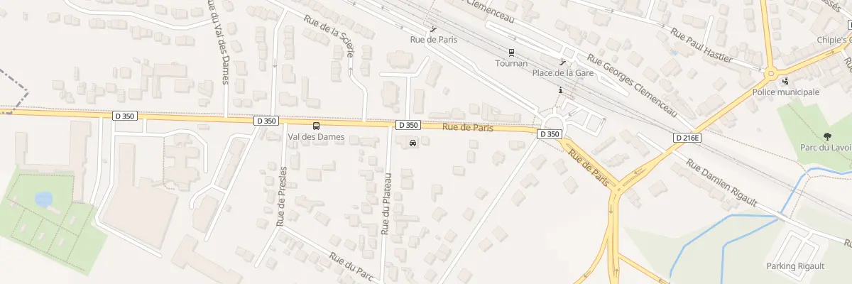 Plan du 77 Rue de Paris à Tournan-en-Brie