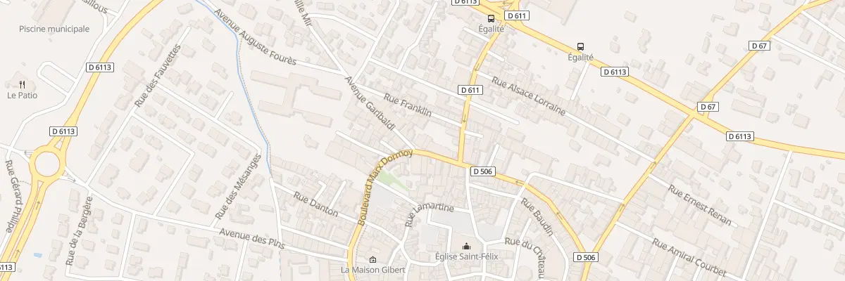 Plan du 47 Bd Marx Dormoy à Lézignan-Corbières