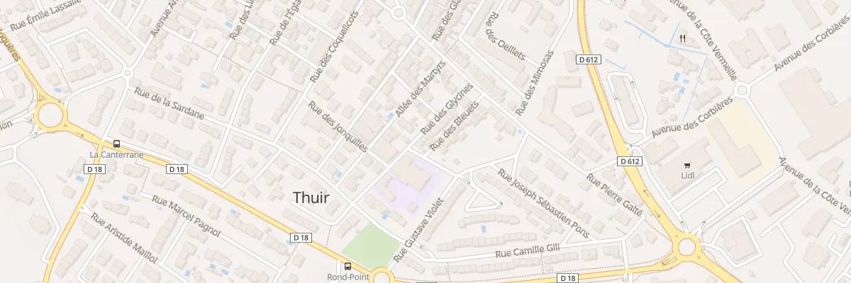Plan du 7 Rue des Glycines à Thuir