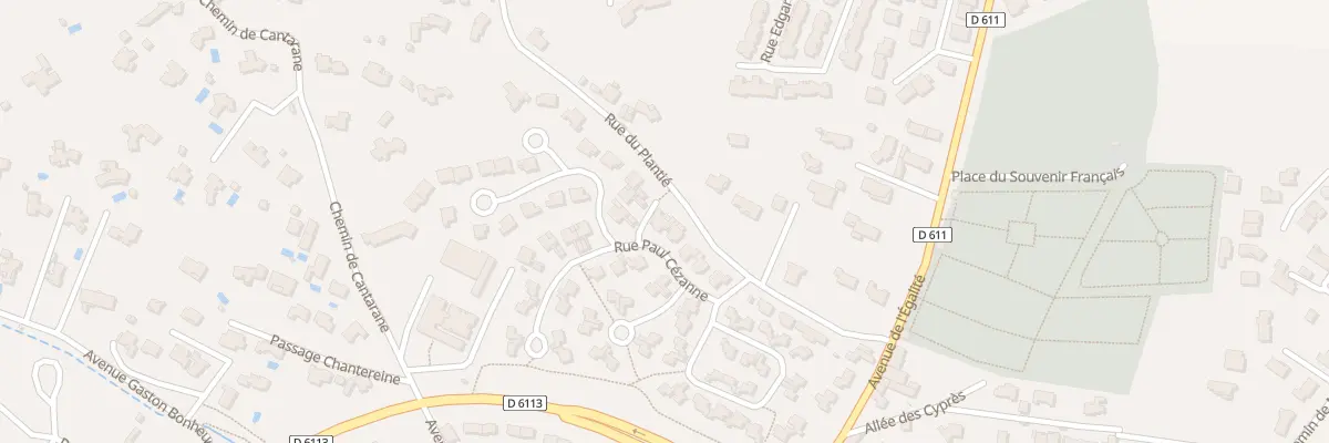 Plan du 20 Rue Paul Cézanne à Lézignan-Corbières
