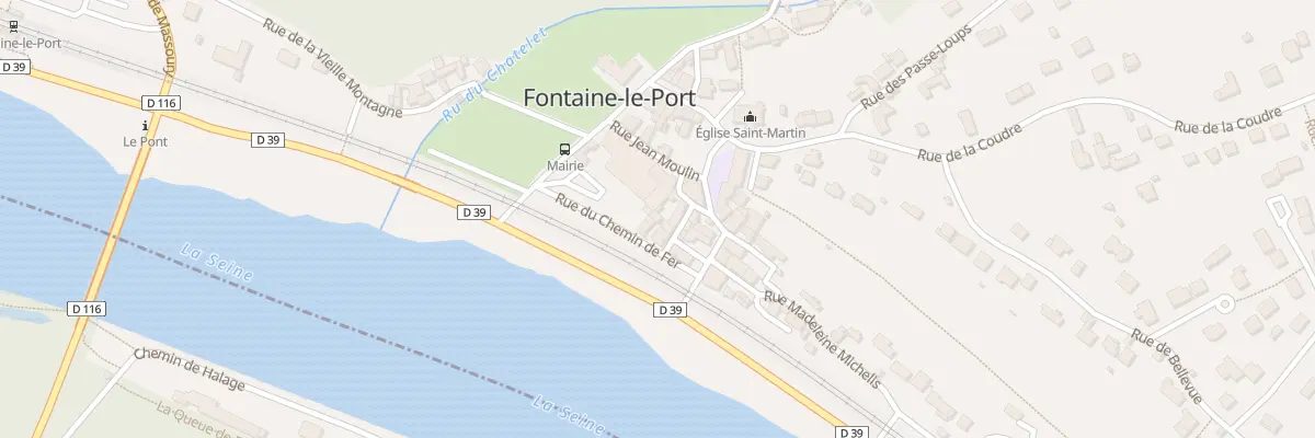 Plan du 6B Rue du Chemin de Fer à Fontaine-le-Port