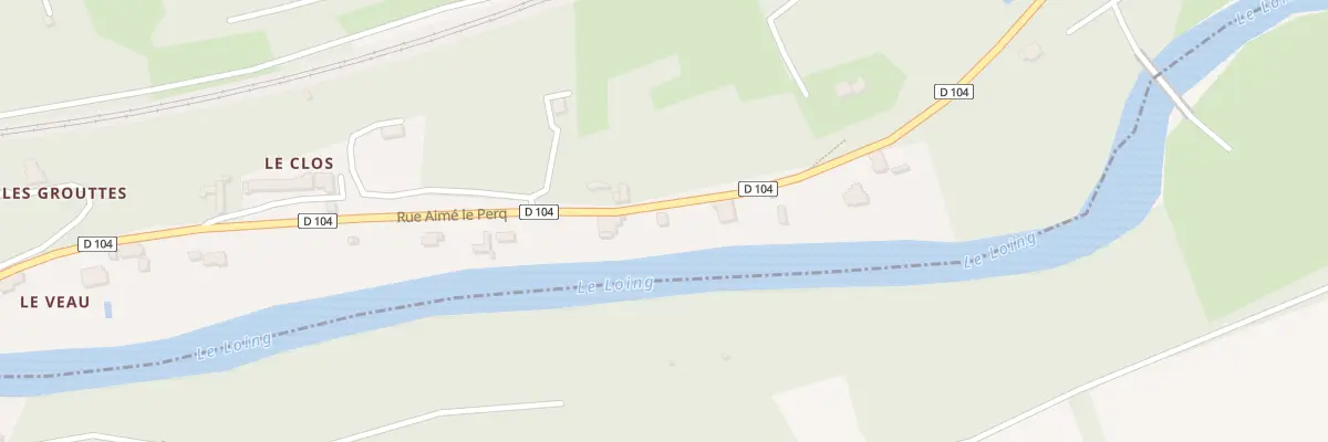 Plan du 30 Rue Aimé Lepercq à Montigny-sur-Loing