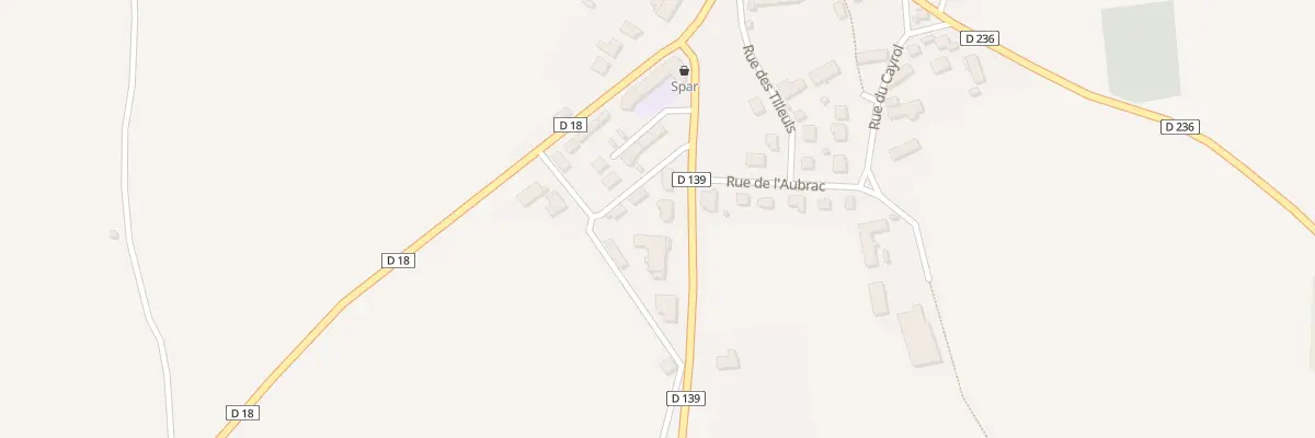 Plan du 8 Rte de Laussac à Thérondels