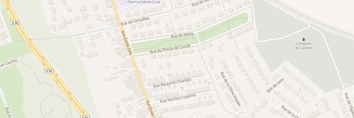 Plan du 8 Rue du Prince de Conde à Liévin