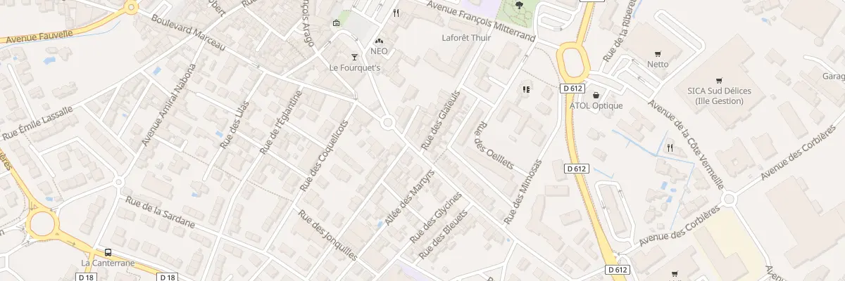 Plan du 13 Av Général Guillaut à Thuir