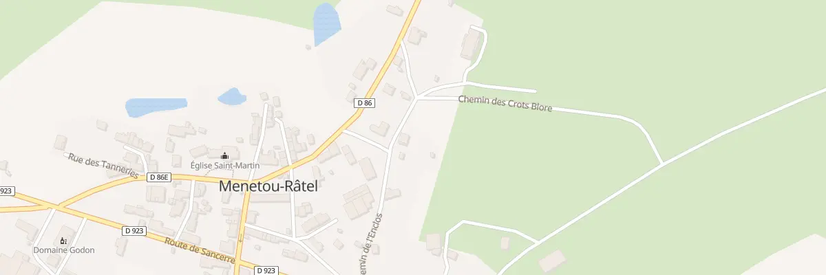 Plan du 3 Che de l’Enclos à Menetou-Râtel