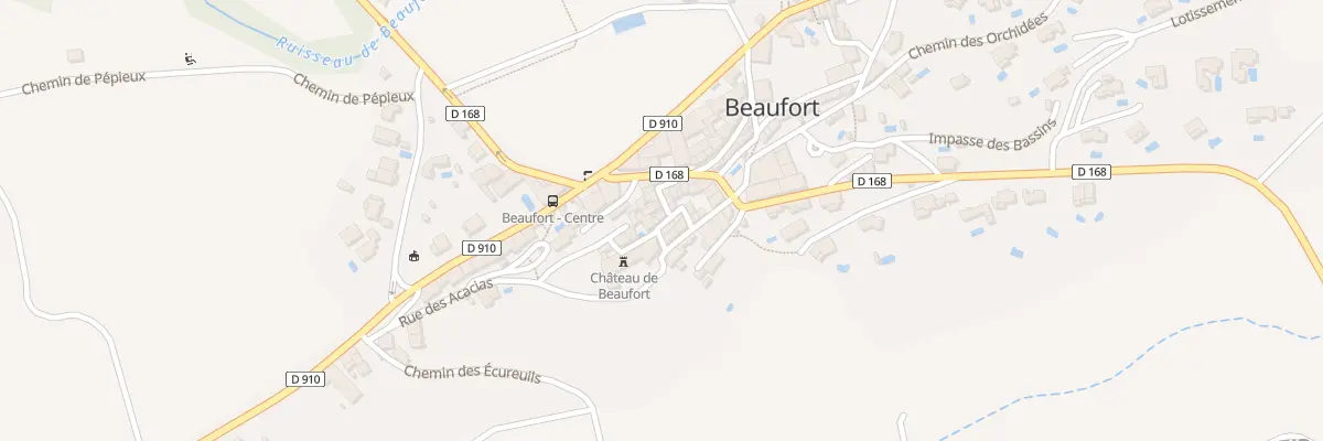 Plan du 6 Rue Bombecul à Beaufort
