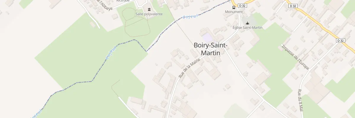 Plan du 18 Rue de la Mairie à Boiry-Saint-Martin
