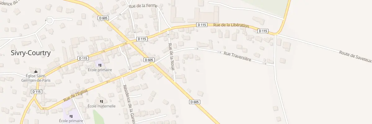 Plan du 3 Rue Traversière à Sivry-Courtry