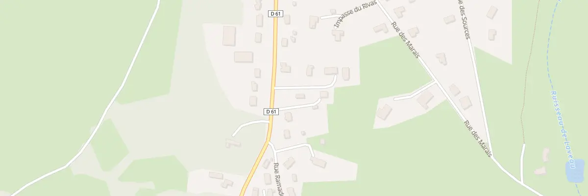Plan du 15 Rte de Cisternes-la-Forêt à La Goutelle