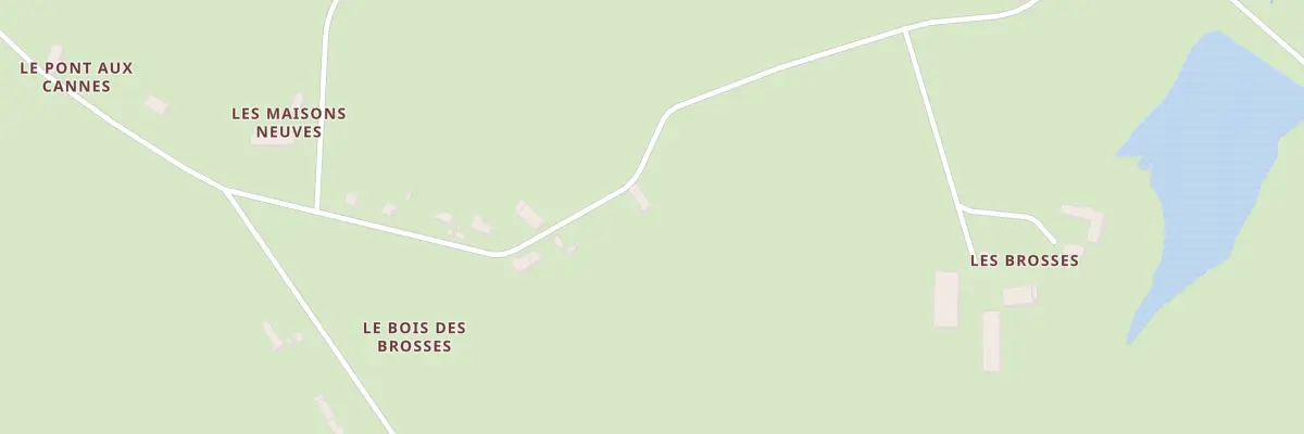 Plan du 1 Le Bois des Brosses à Blet