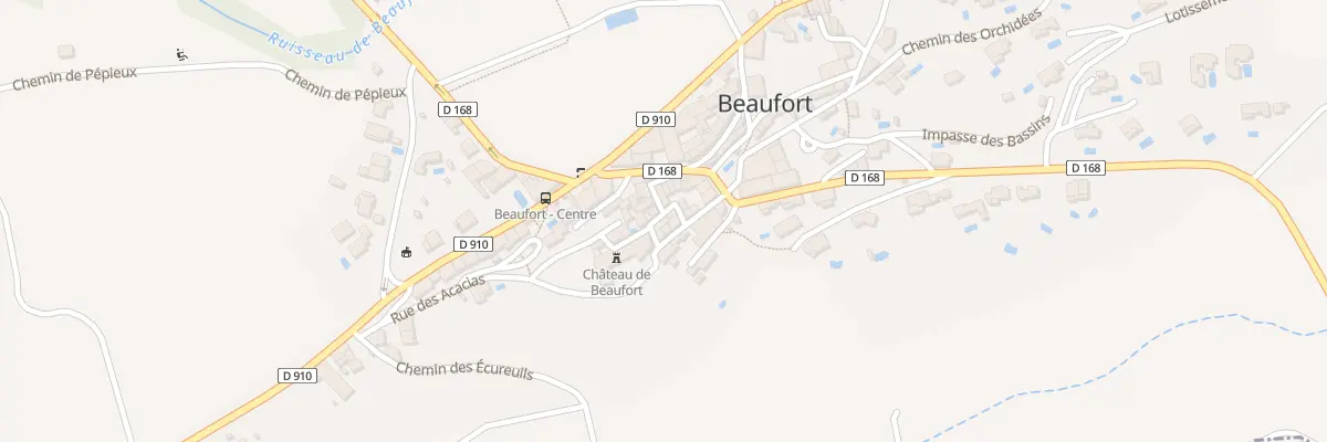 Plan du 10 Rue de l’Ancienne Poste à Beaufort