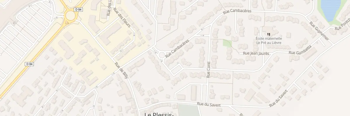 Plan du 18 Rue Cambaceres au Plessis-Belleville