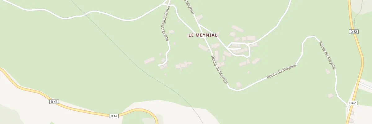 Plan du 5015 Le Meynial à Lugarde