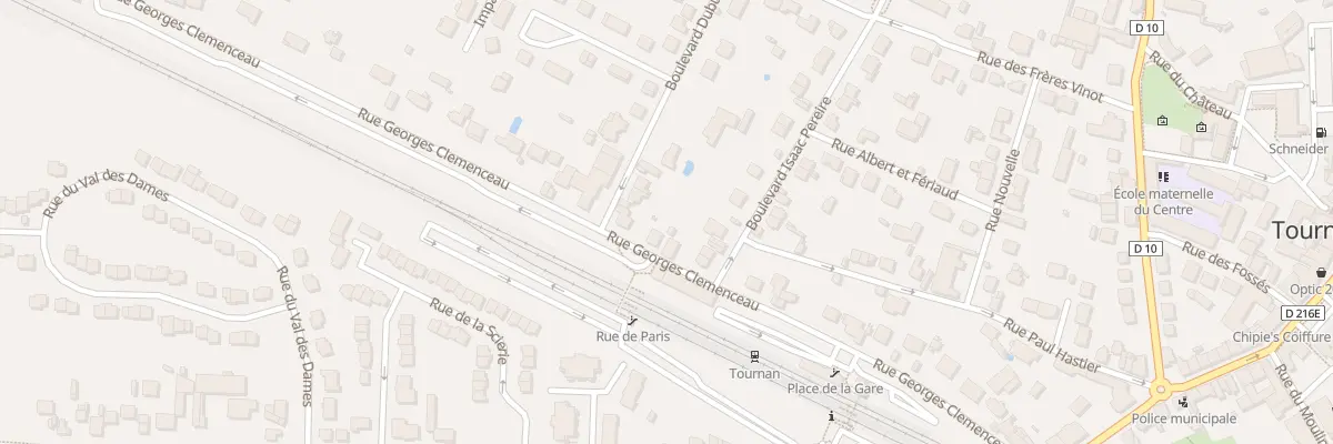 Plan du 28 Rue Georges Clémenceau à Tournan-en-Brie