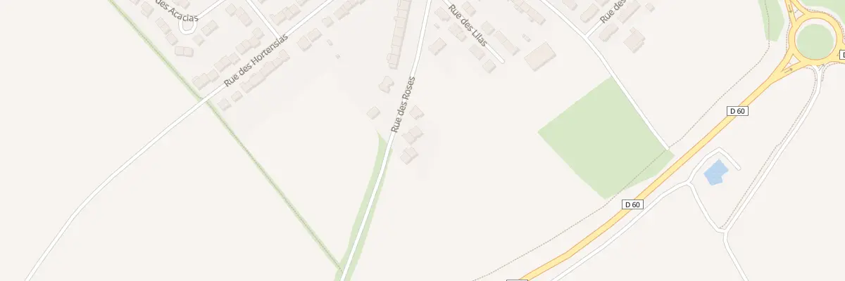 Plan du 11 Rue des Roses à Agny