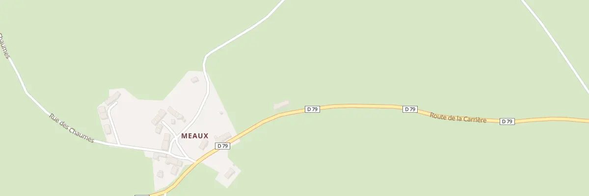 Plan du 2 Rte de la Carrière à La Crouzille