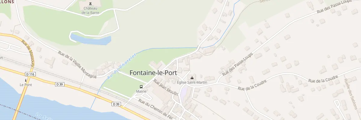 Plan du 12 Rue du Gen Roux à Fontaine-le-Port