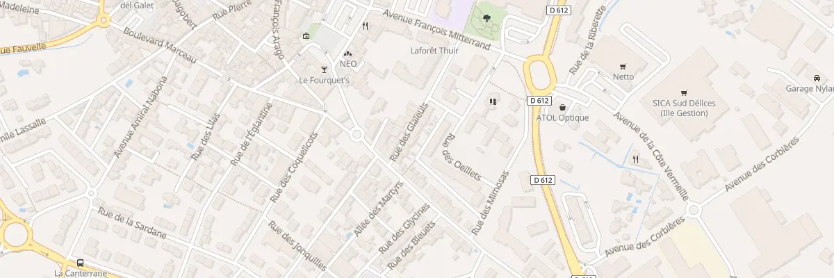 Plan du 8 Rue des Glaïeuls à Thuir