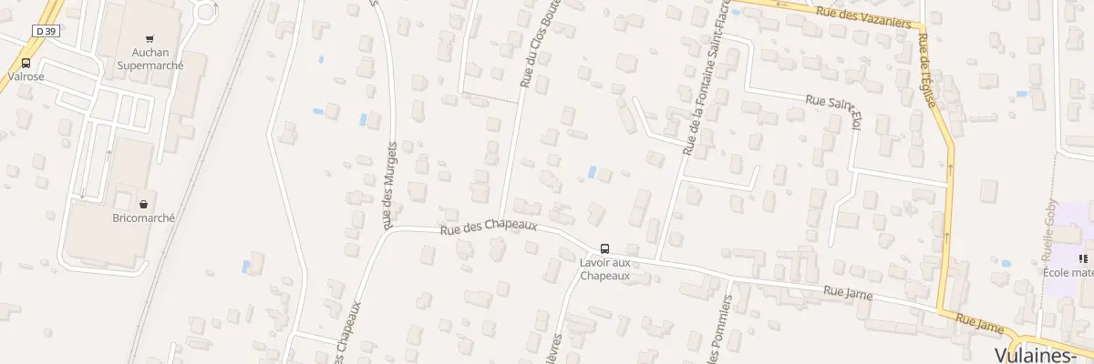 Plan du 2 Rue du Clos Bouteau à Vulaines-sur-Seine