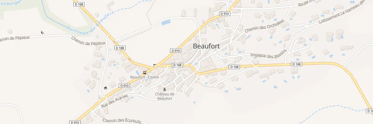 Plan du 1B Rue des Petits Cartables à Beaufort