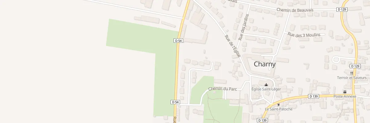 Plan du 11 Imp du Manège à Charny
