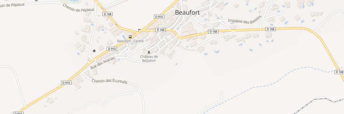 Plan du 1 Imp des Jardins à Beaufort