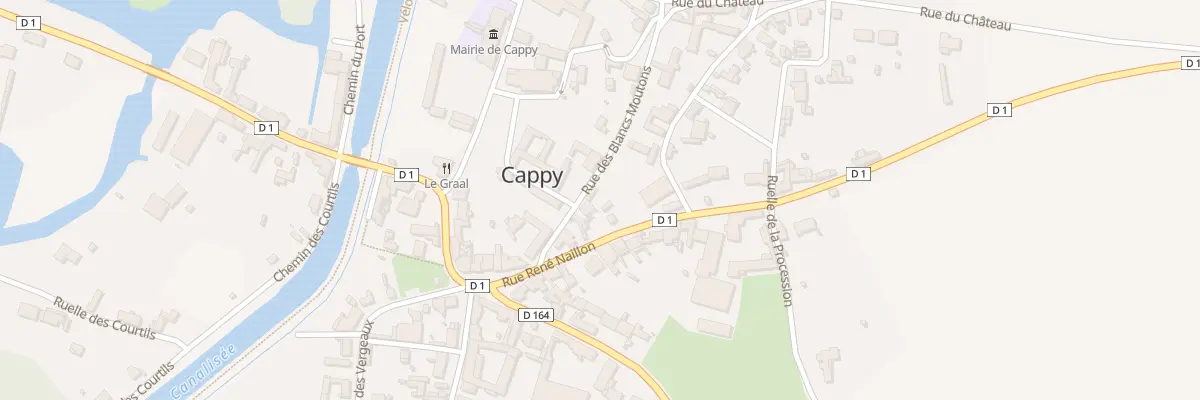 Plan du 3 Rue des Blancs Moutons à Cappy