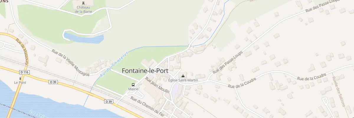 Plan du 14 Rue du Gen Roux à Fontaine-le-Port