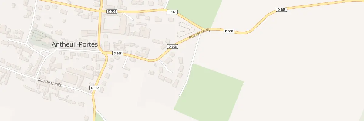 Plan du 43 Clos de Leury à Antheuil-Portes