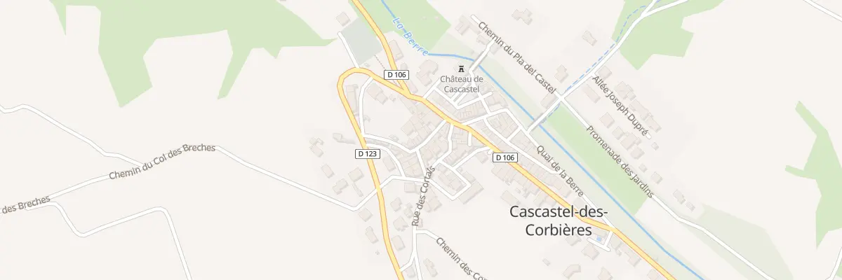 Plan du 6 Rue de la Forge à Cascastel-des-Corbières