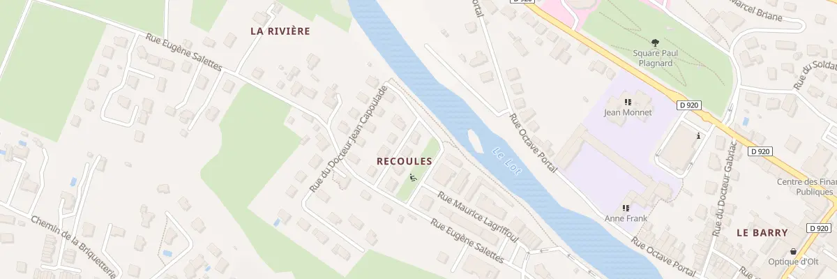 Plan du 1 Rue Doc Joseph Ayrignac à Espalion