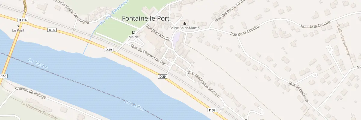 Plan du 2 Rue de la République à Fontaine-le-Port