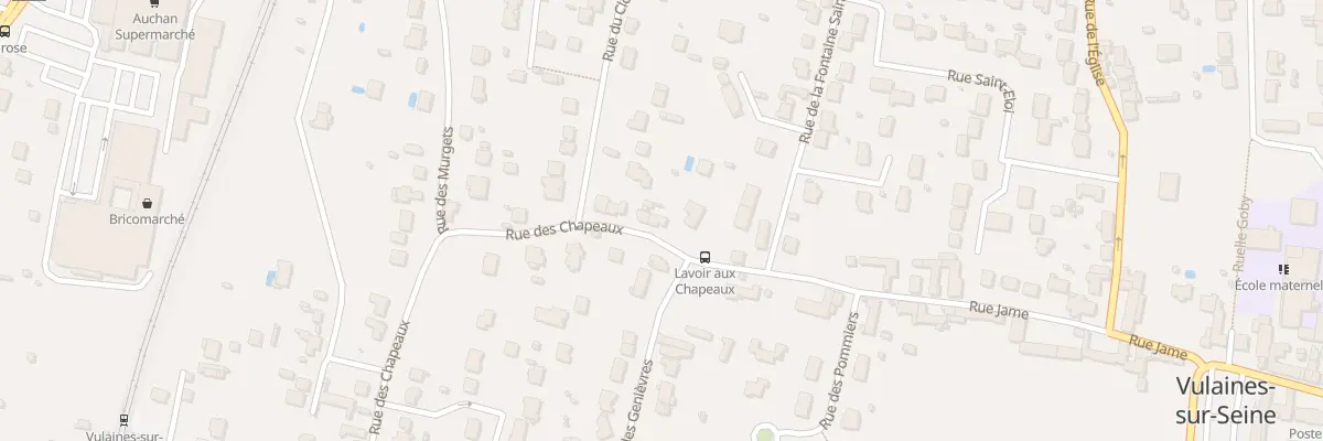 Plan du 29 Rue des Chapeaux à Vulaines-sur-Seine