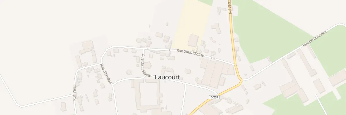 Plan du 16 Rue sous l’Eglise à Laucourt
