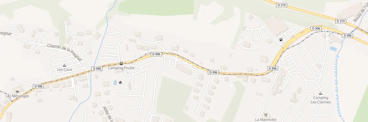 Plan du 946 Av Mal Leclerc à La Bourboule