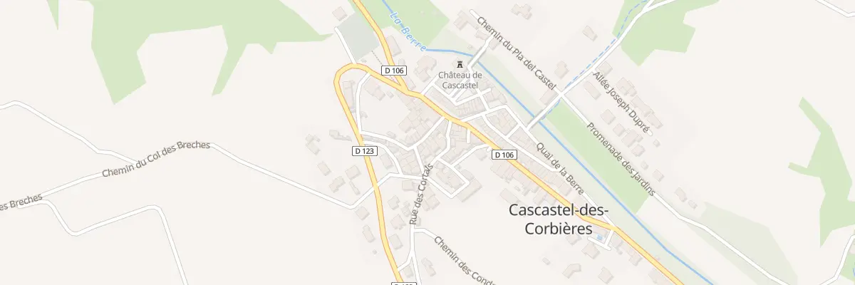 Plan du 5 Rue de la Forge à Cascastel-des-Corbières
