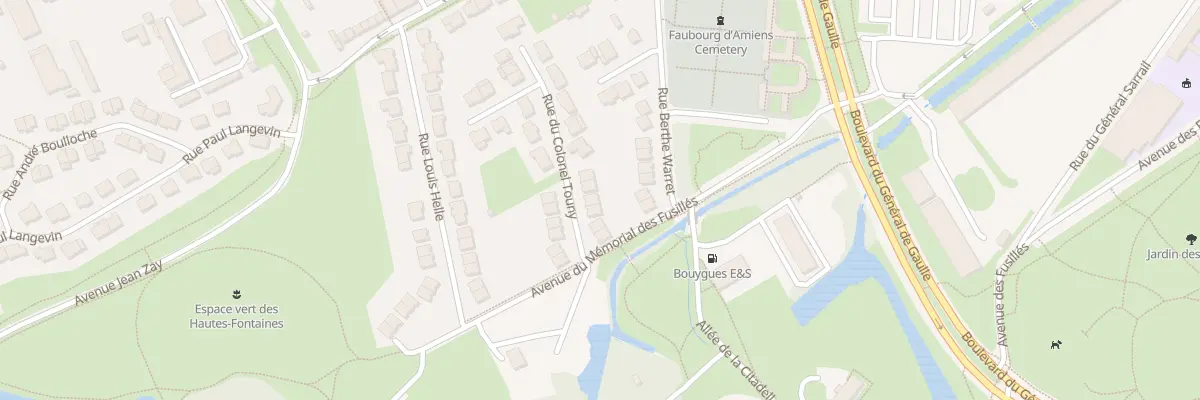 Plan du 8 Rue du Colonel Touny à Arras