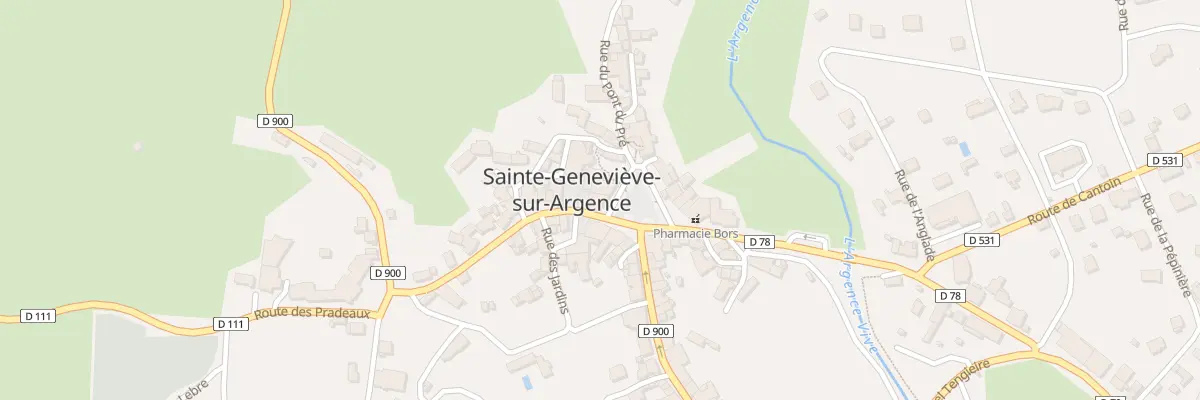 Plan du 5003 Pl des Tilleuls à Argences en Aubrac