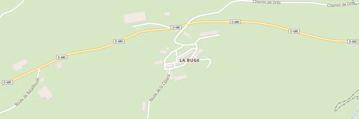 Plan du 5007 La Buge à Lavigerie