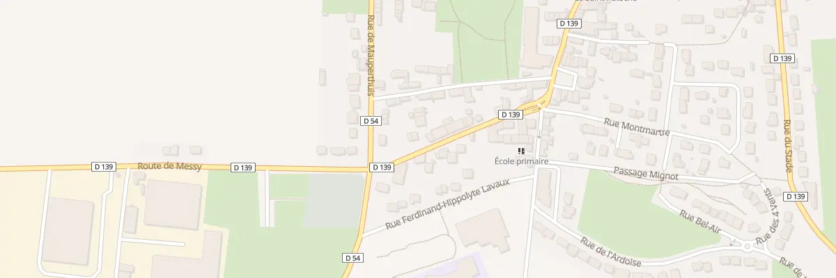 Plan du 16 Rue de la Mairie à Charny
