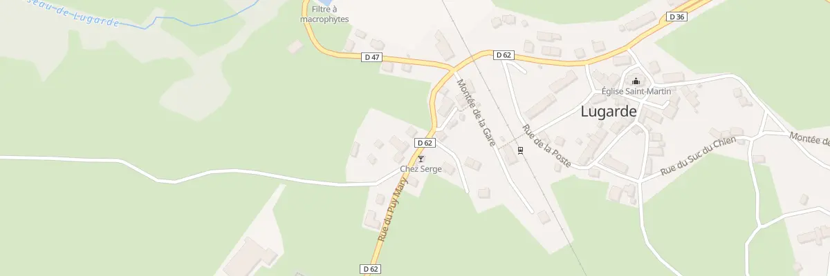 Plan du 5087 Le Bourg à Lugarde