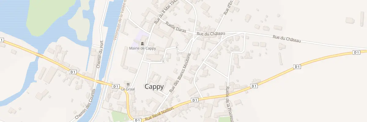 Plan du 6 Rue des Blancs Moutons à Cappy
