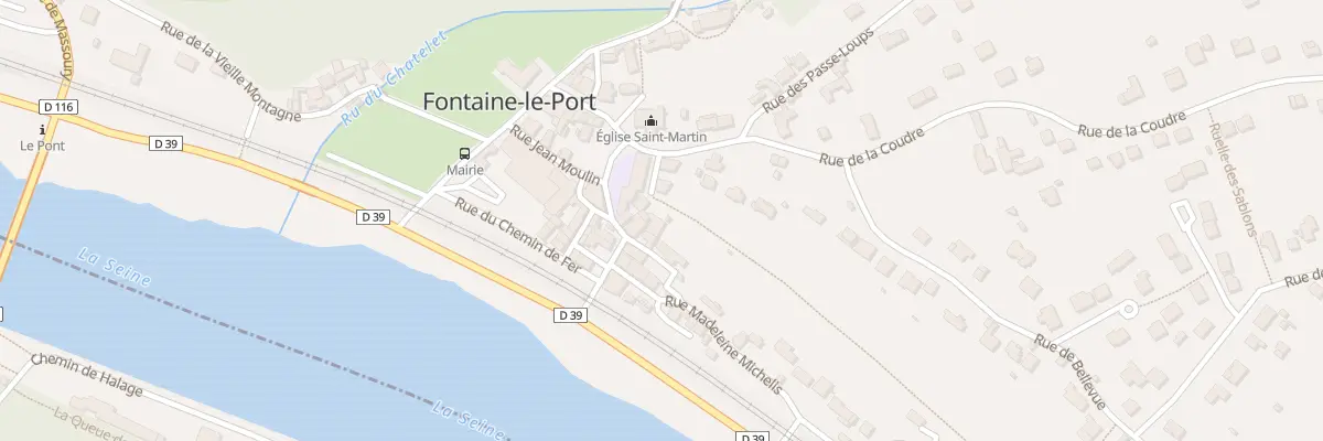 Plan du 3 Pas de la Fauvette à Fontaine-le-Port